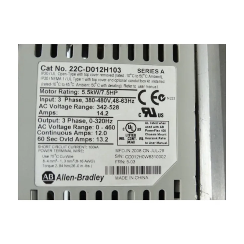 Allen Bradley 22C-D012H103